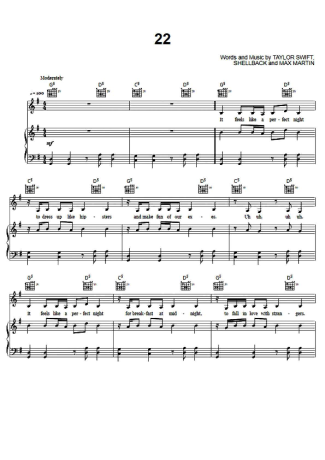 43446 Sheet music - 22 - Piano
