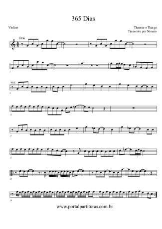 1752 Spartiti - 365 Dias - Violino