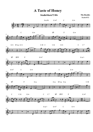 29273 Sheet music - A Taste Of Honey - Clarinet (Bb)