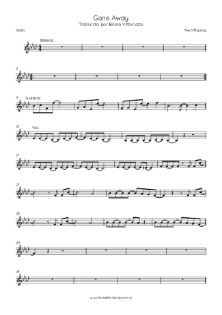 40623 Sheet music - Gone Away - Harmonica