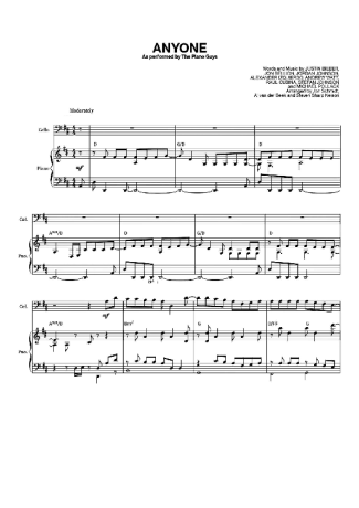 43502 Sheet music - Anyone - Piano