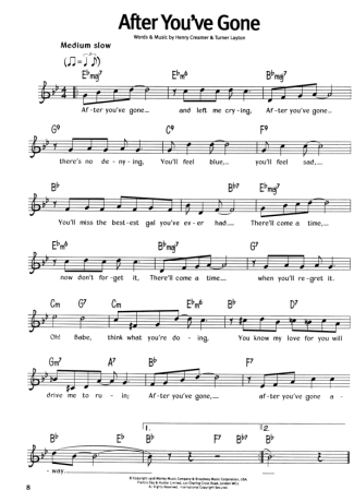 15974 Sheet music - After Youve Gone - Harmonica