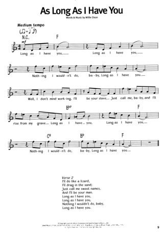 15976 Sheet music - As Long As I Have You - Harmonica