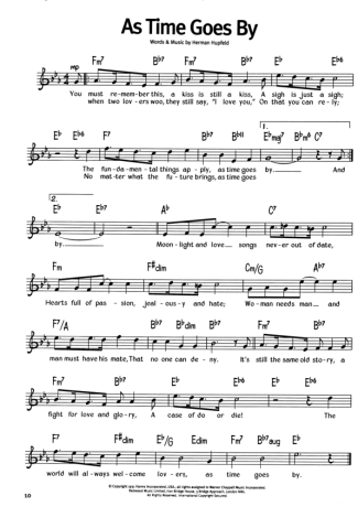 15977 Sheet music - As Time Goes By - Harmonica