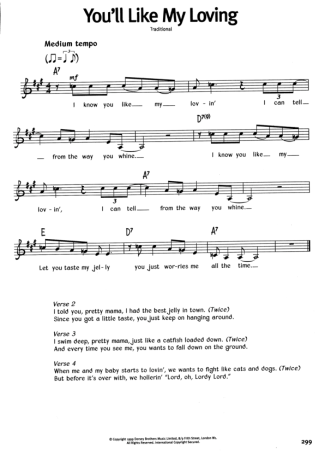 16609 Noten - Youll Like My Loving - Keys