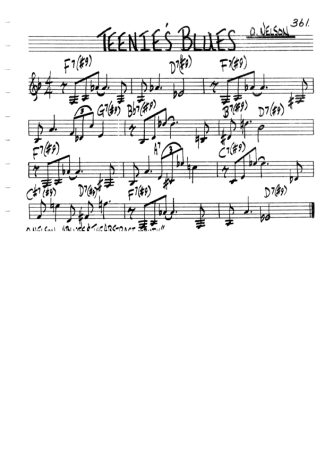 13406 Partitur - Teenies Blues - Klarinet (C)