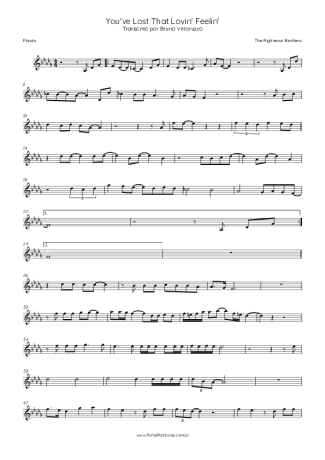 34586 Sheet music - You´ve Lost That Lovin´ Feelin´ - Flute