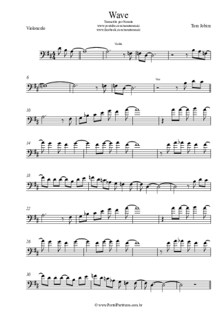 22853 Sheet music - Wave - Cello