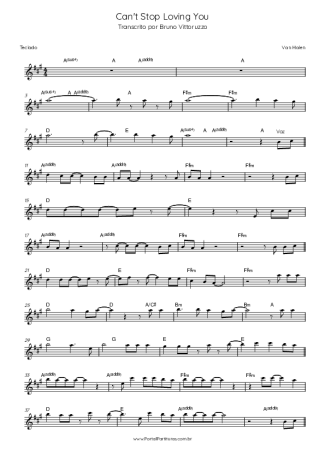 27359 Sheet music - Can´t Stop Loving You - Keyboard