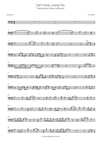 27360 Sheet music - Can´t Stop Loving You - Trombone