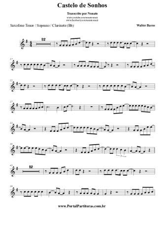 29823 Bladmuziek - Castelo De Sonhos - Klarinet (Bes)