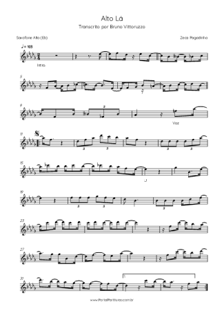 27380 Partitura - Alto Lá - Saxofone Alto (Eb)