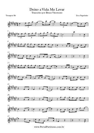 7604 Noter - Deixa a Vida Me Levar - Trumpet