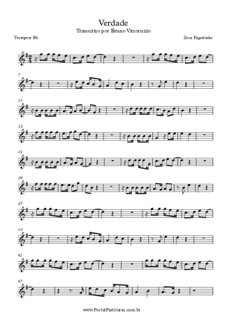 7835 Partitura - Verdade - Trompete