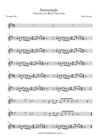 Alceu Valença  score for Trumpet