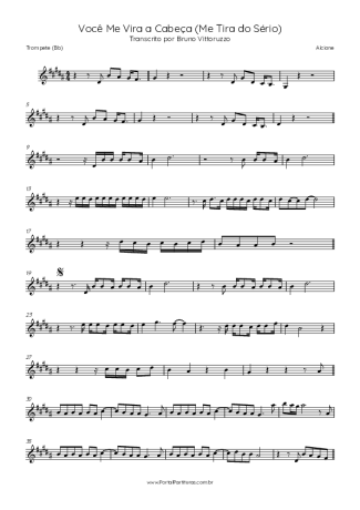 Alcione  score for Trumpet