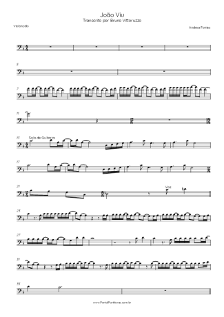 Andrea Fontes  score for Cello