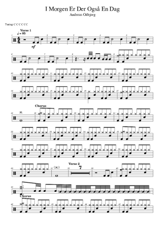Andreas Odbjerg  score for Drums