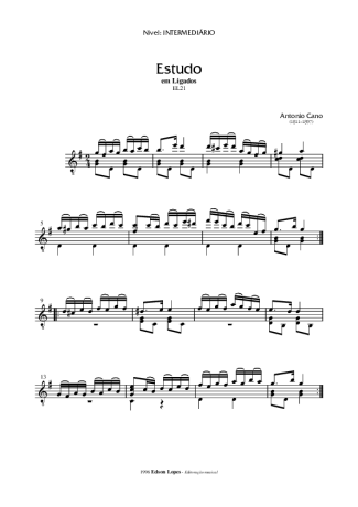 Antonio Cano  score for Acoustic Guitar
