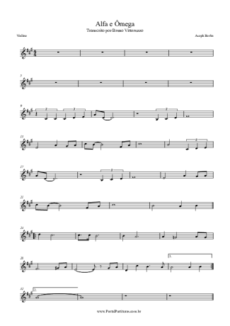 Asaph Borba  score for Violin