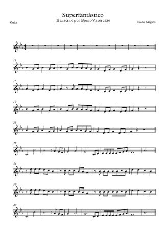 Balão Mágico Superfantástico score for Harmonica