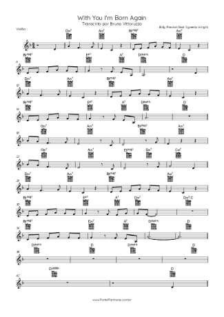 Billy Preston  score for Acoustic Guitar