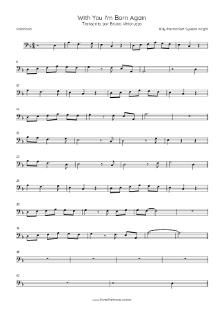 Billy Preston  score for Cello