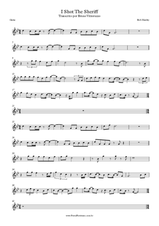 Bob Marley I Shot The Sheriff score for Harmonica