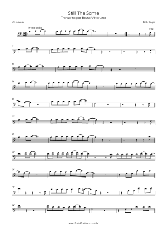 Bob Seger Still The Same score for Cello