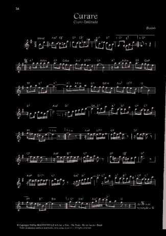 Bororó Curare score for Violin
