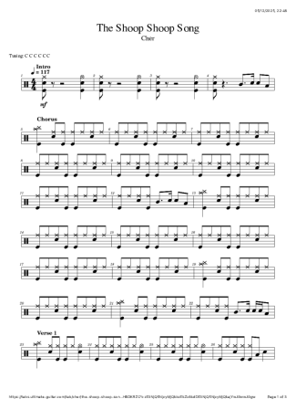 Cher  score for Drums