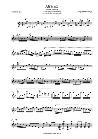 Chiquinha Gonzaga  score for Clarinet (C)