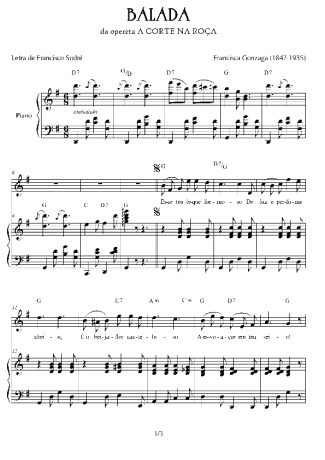 Chiquinha Gonzaga  score for Piano