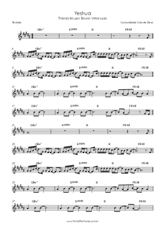 Comunidade Colo de Deus  score for Keyboard