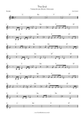 Earl Grant  score for Keyboard