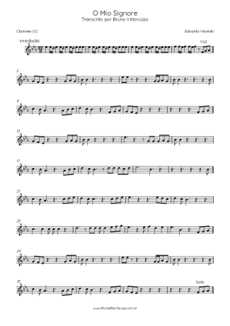 Edoardo Vianello  score for Clarinet (C)