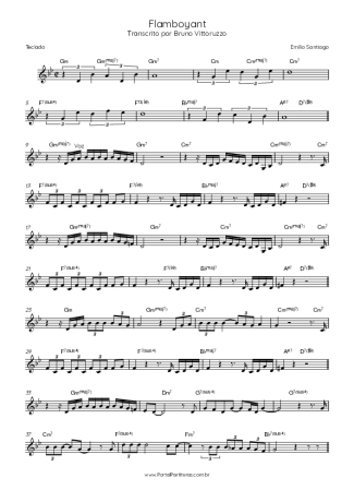 Emílio Santiago  score for Keyboard