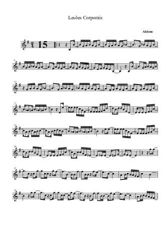 Emílio Santiago  score for Clarinet (Bb)