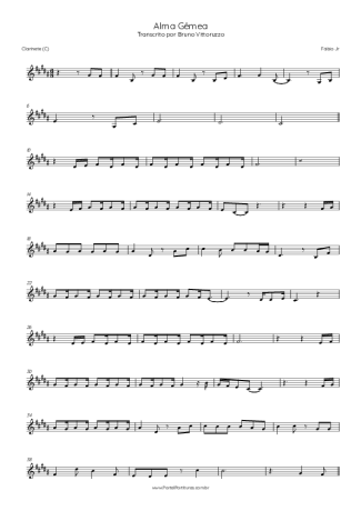 Fábio Jr.  score for Clarinet (C)