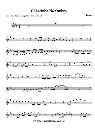 Fagner  score for Tenor Saxophone Soprano (Bb)