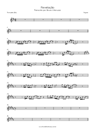Fagner Revelação score for Trumpet