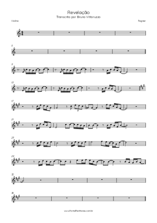 Fagner  score for Violin
