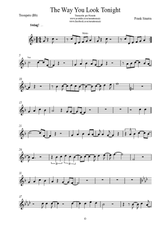 Frank Sinatra  score for Trumpet