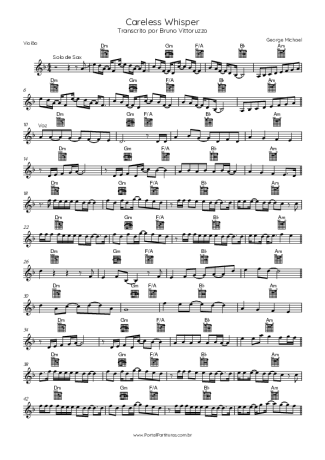 George Michael  score for Acoustic Guitar