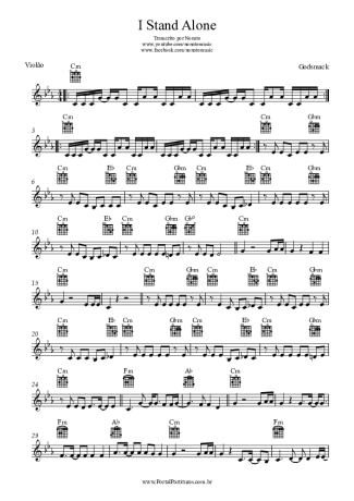 Godsmack I Stand Alone score for Acoustic Guitar