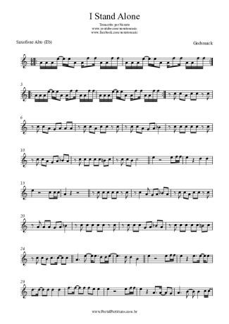 Godsmack I Stand Alone score for Alto Saxophone