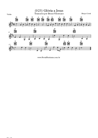 Harpa Cristã  score for Acoustic Guitar