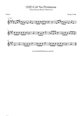 Harpa Cristã  score for Flute