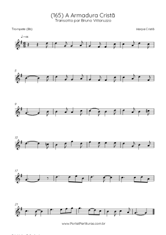 Harpa Cristã (165) A Armadura Cristã score for Trumpet