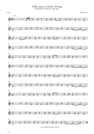 Harpa Cristã (198) Jesus O Bom Amigo score for Harmonica